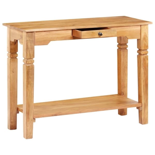 vidaXL konsolbord 100x40x76 cm massivt akacietræ