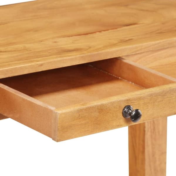 vidaXL konsolbord 100x40x76 cm massivt akacietræ