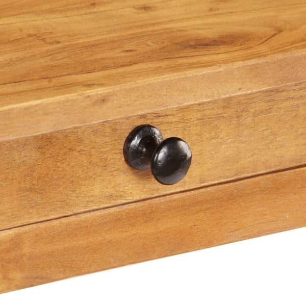 vidaXL konsolbord 100x40x76 cm massivt akacietræ