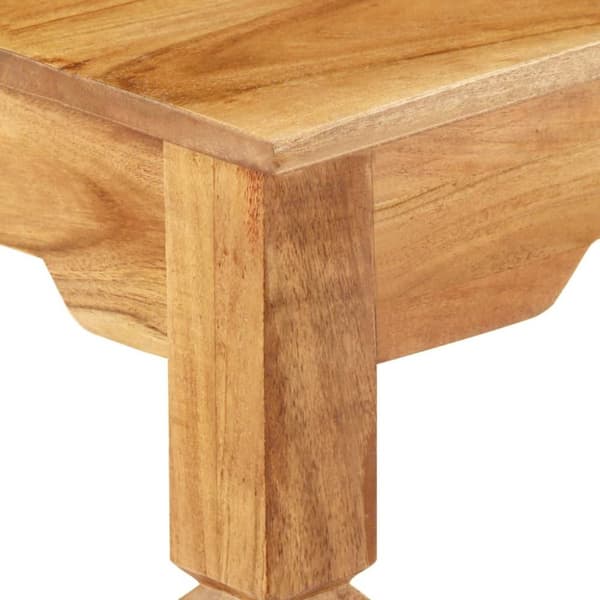 vidaXL konsolbord 100x40x76 cm massivt akacietræ