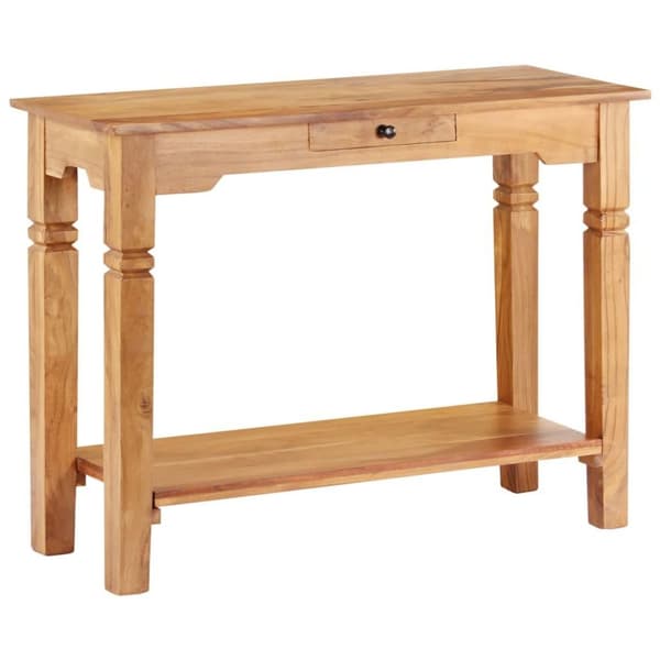 vidaXL konsolbord 100x40x76 cm massivt akacietræ