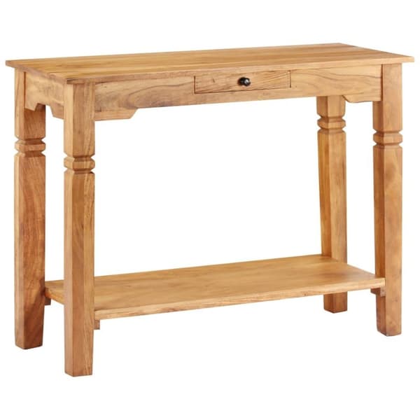 vidaXL konsolbord 100x40x76 cm massivt akacietræ