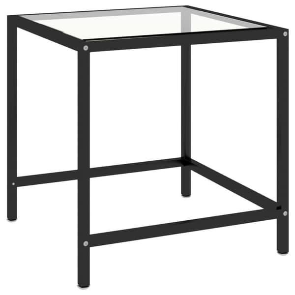 vidaXL stueborde 2 stk. hærdet glas transparent