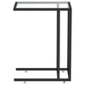 Miniatyrbillede 3 af 7: vidaXL sidebord 50x35x65 cm hærdet glas transparent