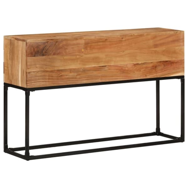 vidaXL konsolbord 120x30x75 cm massivt akacietræ