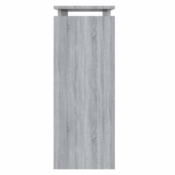 vidaXL Konsollbord grå sonoma 80x30x80 cm konstruert tre