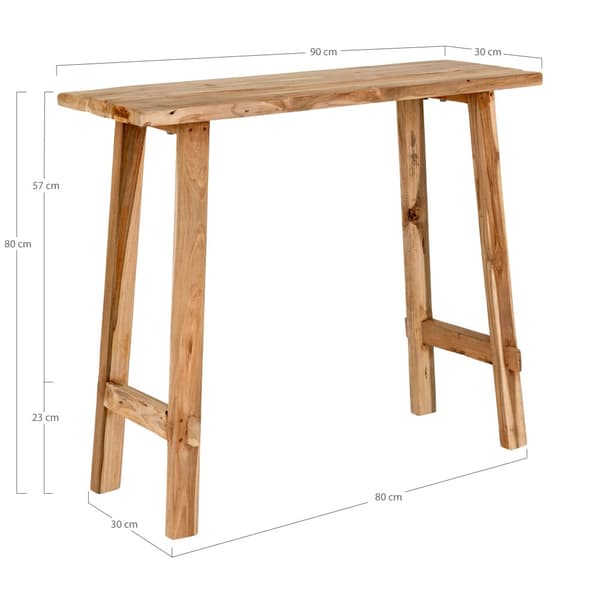 Girona konsolbord teak.