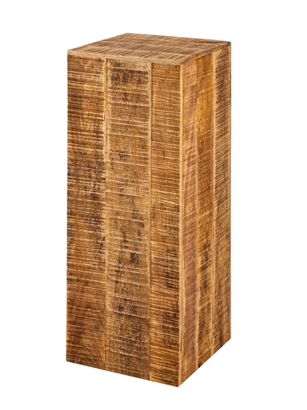 Blomsterpall 27×27 avföring trä växt stativ -sidobord fyrkant mango trä