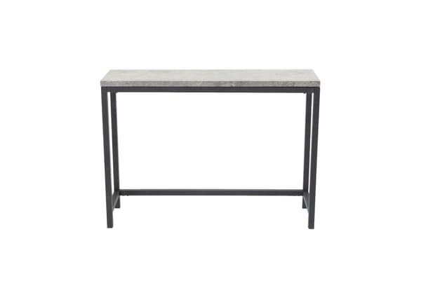 Rise konsollbord 30x110 cm betong dekor, svart.