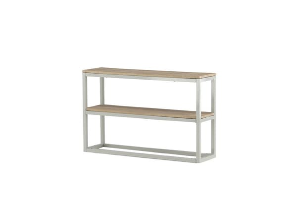 Rise konsolbord med hylde 30x110 cm ask dekor, grå.