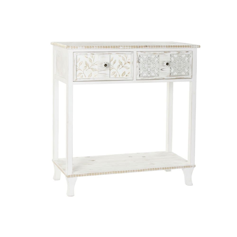 Konsol DKD Home Decor Trä Vit (81 x 36 x 85 cm)