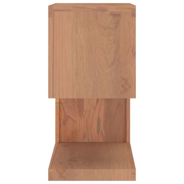 vidaXL Sidobord 45x30x60 cm massiv teak