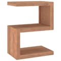 Miniatyrbild 6 av 8: vidaXL Sidobord 45x30x60 cm massiv teak