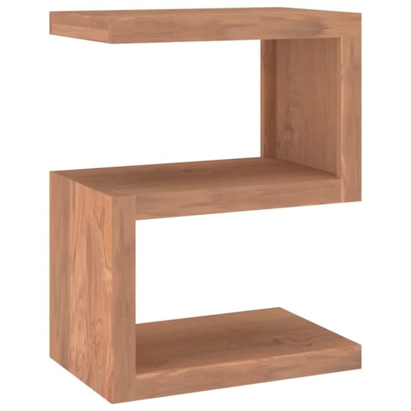vidaXL Sidobord 45x30x60 cm massiv teak