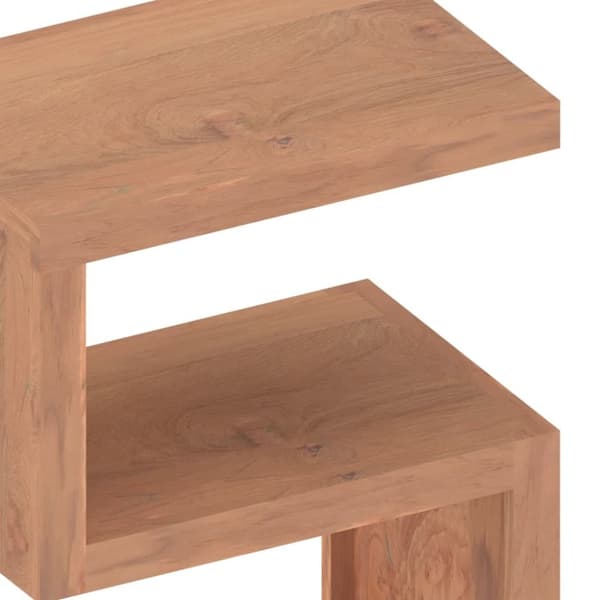 vidaXL Sidobord 45x30x60 cm massiv teak
