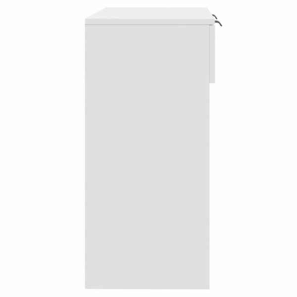 vidaXL Konsollbord hvit 90x36x75 cm konstruert tre