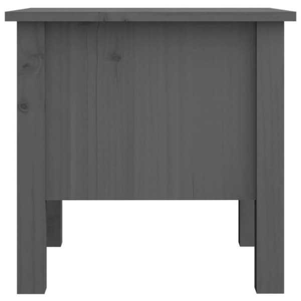 vidaXL Skjenker 2 stk grå 40x40x39 cm heltre furu