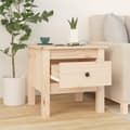Miniatyrbilde 3 av 11: vidaXL Sidebord 40x40x39 cm heltre furu