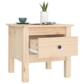 Miniatyrbilde 5 av 11: vidaXL Sidebord 40x40x39 cm heltre furu