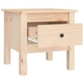 Miniatyrbilde 7 av 11: vidaXL Sidebord 40x40x39 cm heltre furu