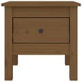 Miniatyrbilde 8 av 11: vidaXL Sidebord 2 stk honningbrun 40x40x39 cm heltre furu