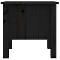 Miniatyrbilde 11 av 11: vidaXL Sidebord 2 stk svart 40x40x39 cm heltre furu