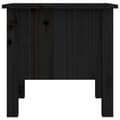 Miniatyrbilde 8 av 11: vidaXL Sidebord svart 40x40x39 cm heltre furu