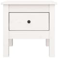 Miniatyrbilde 8 av 11: vidaXL Skjenker 2 stk hvit 40x40x39 cm heltre furu