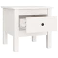 Miniatyrbilde 9 av 11: vidaXL Skjenker 2 stk hvit 40x40x39 cm heltre furu