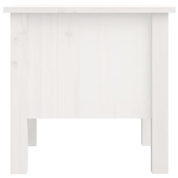 vidaXL Skjenker 2 stk hvit 40x40x39 cm heltre furu