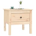Miniatyrbilde 4 av 11: vidaXL Sidebord 50x50x49 cm heltre furu