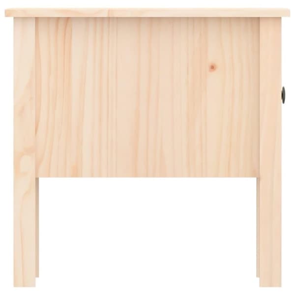 vidaXL Sidebord 50x50x49 cm heltre furu