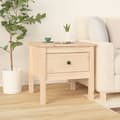 Miniatyrbilde 11 av 11: vidaXL Sidebord 50x50x49 cm heltre furu