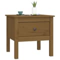 Miniatyrbilde 4 av 11: vidaXL Sidebord honningbrun 50x50x49 cm heltre furu