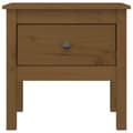 Miniatyrbilde 6 av 11: vidaXL Sidebord honningbrun 50x50x49 cm heltre furu