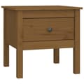 Miniatyrbilde 1 av 11: vidaXL Sidebord honningbrun 50x50x49 cm heltre furu