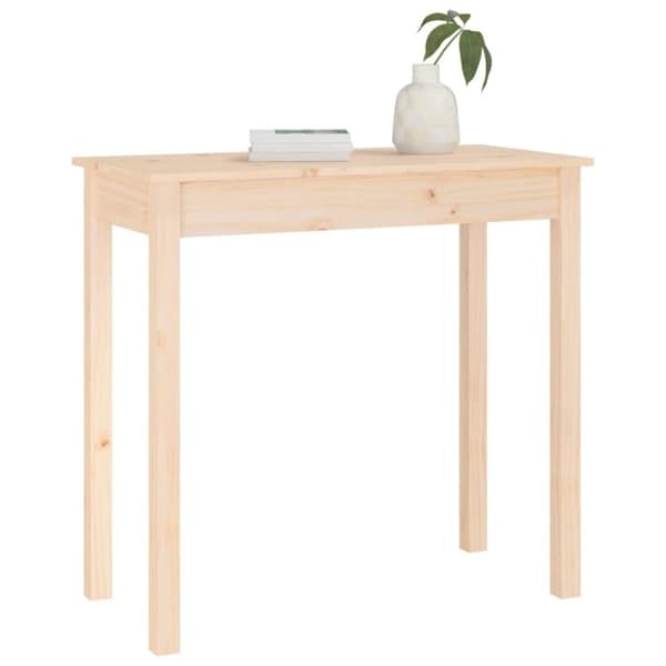 vidaXL Konsolbord 80x40x75 cm massiv furu