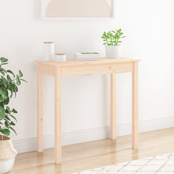 vidaXL Konsolbord 80x40x75 cm massiv furu