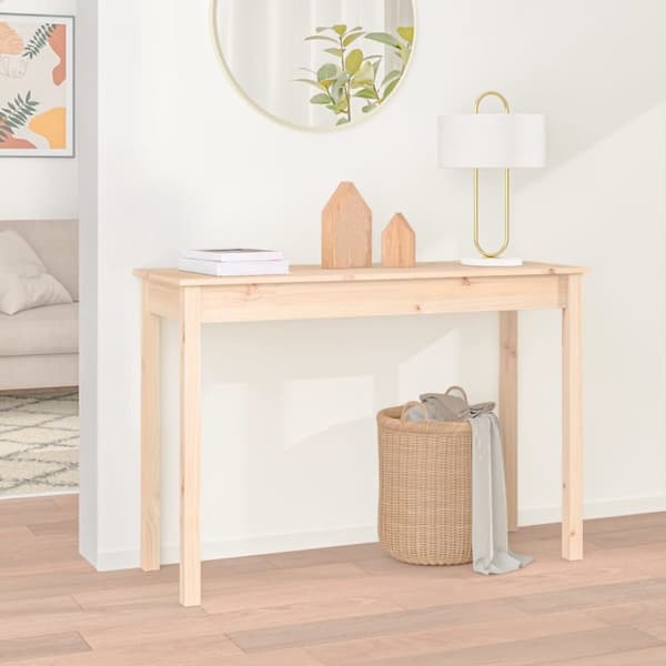 vidaXL Konsolbord 110x40x75 cm massiv furu
