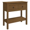 Miniatyrbild 1 av 11: vidaXL Konsolbord honungsbrun 75x35x75 cm massiv furu