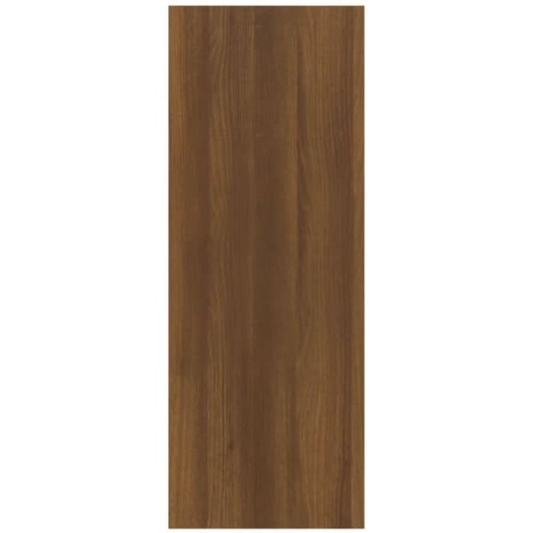 vidaXL Konsollbord brun eik 78x30x80 cm konstruert tre