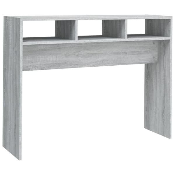 vidaXL Konsollbord grå sonoma 105x30x80 cm konstruert tre