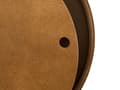 Miniatyrbilde 6 av 7: Salongbord mørkt tre rundt ø 40 cm Oppbevaringslokk Topp Bentwood Moderne Skandinavisk