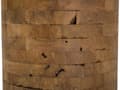 Miniatyrbilde 5 av 7: Sidebord Brun teak 35 x 45 cm Lakkert Treplate Salongbord Skandinavisk Stil Landlig Moderne