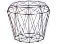 Miniatyrbilde 4 av 6: Sidebord Lyst tre Svart Metall Avtakbar topp Geometrisk form Innredning Stue Soverom Moderne Industriell Glamour