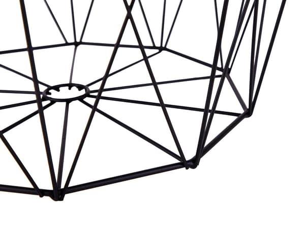 Sidebord Lyst tre Svart Metall Avtakbar topp Geometrisk form Innredning Stue Soverom Moderne Industriell Glamour