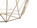 Miniatyrbilde 6 av 7: Sidebord Lyst tre Gull Metall Avtakbar topp Geometrisk form Innredning Stue Soverom Moderne Industriell Glamour