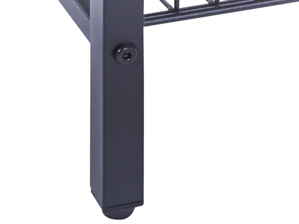 Stuebord Mørkt tre svart 40 x 40 cm oppbevaring firkantet topp industriell moderne stue soverom