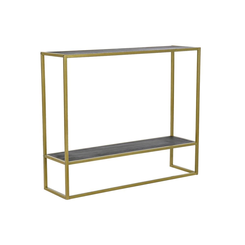 Konsol DKD Home Decor Svart Gyllene Metall Trä MDF (90 x 25 x 75 cm)