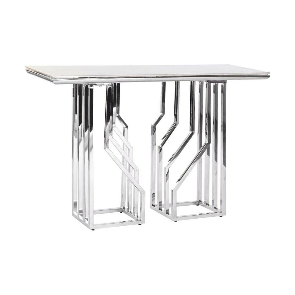 Konsol DKD Home Decor Glas Stål (120 x 40 x 78 cm)